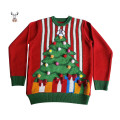 Unisex Crewneck Jacquard Knitwear Pullover Jumper Custom Christmas Ugly Sweater